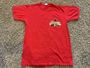 Vintage 1986 Stryper To Hell With The Devil Red Short Sleeve T-Shirt Size Large - Picture 1 of 11