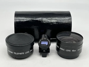 Anscor Telephoto, Wide Angle, Tele-Wide Finder Lens Set with Case - Picture 1 of 10