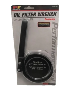Performance Tool W54131 Oil Filter Wrench 3-7/16”-3-3/4” New Free Shipping! - Image 1 of 4