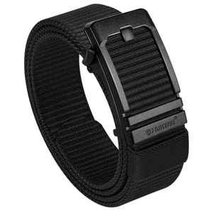Mens Ratchet Belt, 1.5 inch Nylon Web Mens Belts Casual for Jeans Pants Adjus... - Picture 1 of 6