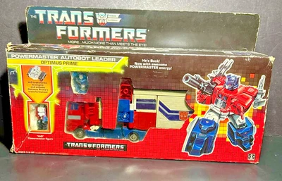 Transformers Original G1 1988 Powermaster Optimus Prime Complete w/ Box - Image 1 of 4