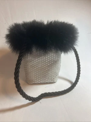 OSTRICH FEATHER BOX BAG! Hand Made with Vintage Textile High-End Bag Reversible! — 第 1/4 张图片