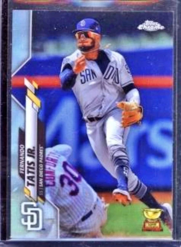 2020 Topps Chrome Refractors #84 Fernando Tatis Jr. - Image 1 of 2