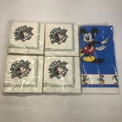 Juego de servilletas y manteles Mickey's Diner vintage NUEVO Walt Disney Productions Foto 1 de 4