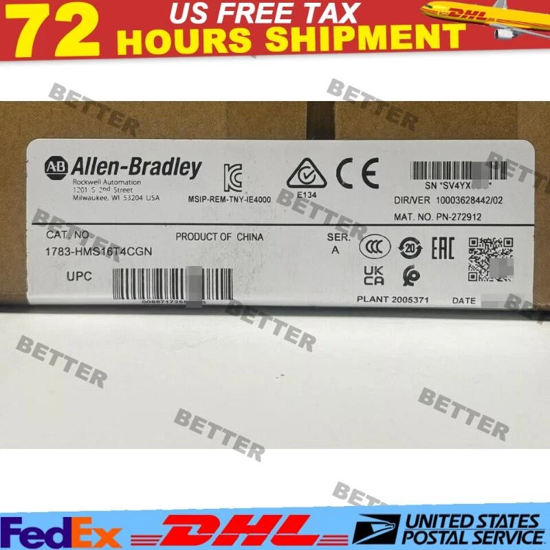 Allen-Bradley Stratix 5400, 16 copper 10/100 ports, 4 combo, 10/100/1000 ports, Layer 2 FW (1783-HMS16T4CGN)