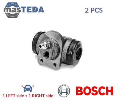 0 986 475 029 DRUM WHEEL BRAKE CYLINDER PAIR BOSCH 2PCS FOR VAUXHALL CARLTON II - Image 1 of 4