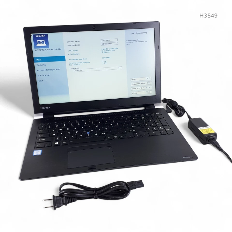 Toshiba Tecra A50-C 15.6" Laptop i5-6200U 8GB RAM No HDD/OS For Parts/Repair - Image 1 of 4