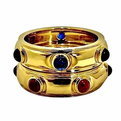 Bandas de eternidad de cabujón de zafiro Tiffany & Co Foto 1 de 4