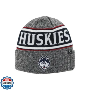 Connecticut Huskies NCAA Officially Licensed Beanie Force Team Co - Picture 1 of 2