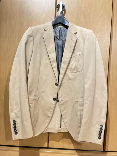 Gucci Giacca Uomo Beige Cotone 48R Ottima Usata Autunno Inverno Taglia L