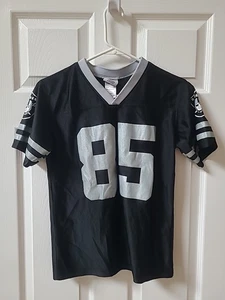 Camiseta deportiva de los Raiders talla L 12-14 juvenil Darrius Heyward-Bey #85 NFL fútbol negro - Imagen 1 de 8