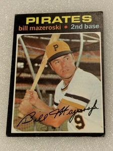 BILL MAZEROSKI~1971 Topps~card# 110~Pittsburgh Pirates - Bild 1 von 2