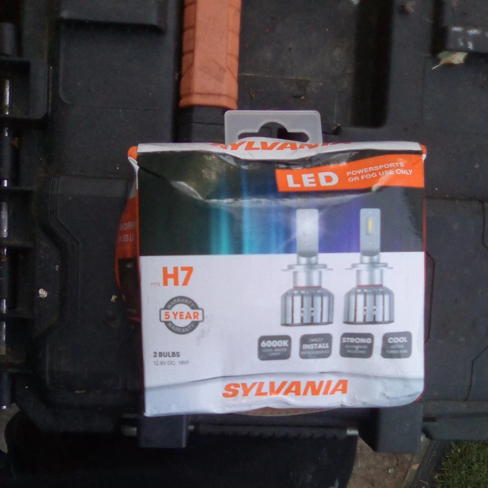 SYLVANIA H7 LED Power Sports/Fog Headlight  2 Bulbs Item H7SL.BX2 NEW - Image 1 of 1