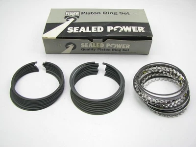 福特 359 361 389 391 LN600 B700 F600 V8 卡车 0.040" 活塞环 E355K-040 — 第 1/3 张图片