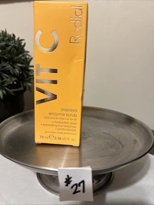 SEALED RODIAL VIT C PAPAYA Enzyme Scrub Brighten & Renew 2.36 fl oz / 70 mL NIB - Image 1 of 2