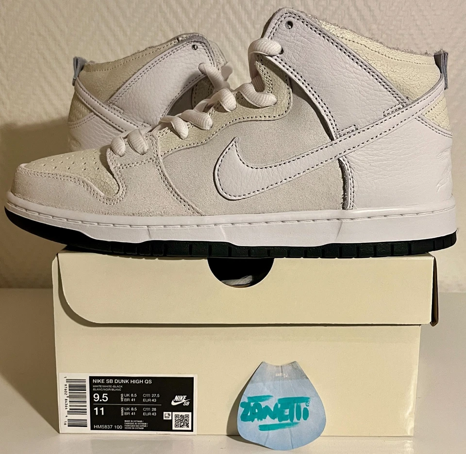 Nike Dunk High SB Antihero 9,5US 8,5UK 43EU HM5837-100 2024 NEW - Photo 1/4