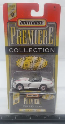Vintage 1996 Matchbox Premiere Collection Dodge Viper RT/10 White NIB - Image 1 of 4