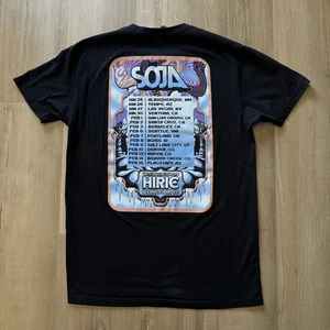 Soja With Hirie & Likkle Jordee 2024 Tour Black Shirt Size M Reggae Band Merch - Picture 1 of 5