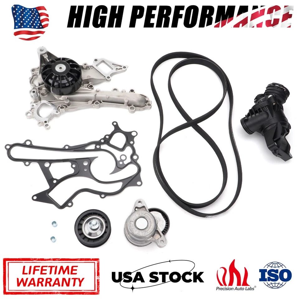 Water Pump & Gaskets Kit for Mercedes-Benz C300 C350 E350 E400 GLK350 GLE350 - Image 1 of 4