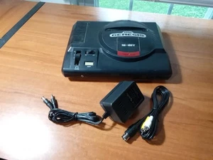 Sega Genesis 1 Console System - Black + Cables *TESTED* LND - Picture 1 of 6