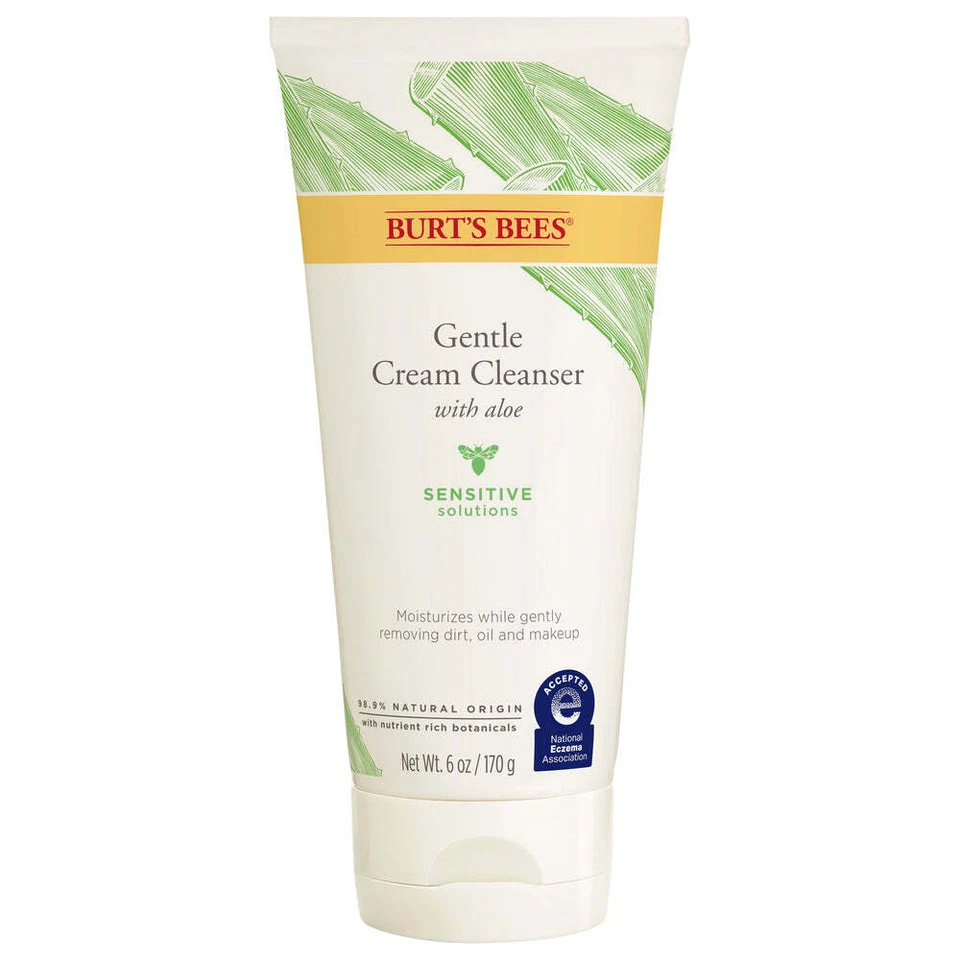 Burt'S Bees Sensitive Solutions con Aloe Crema Suave Limpiador Facial 6 OZ Foto 1 de 1