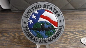 US Federal Air Marshal Service FAM FAMS Hook & Loop Rubber Patch - Bild 1 von 6