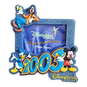Disneyland Resort 2003 Photo Frame 4”x 6” Mickey, Goofy and Donald Duck - Picture 1 of 3