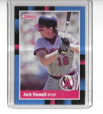 1988 Donruss #333 Jack Howell California Angels - Image 1 of 2