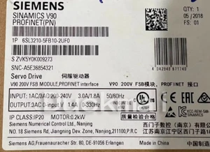 1 pieza Nuevo Siemens 6SL3210-5FB10-2UF0 Servo Driver Envío Rápido - Imagen 1 de 1