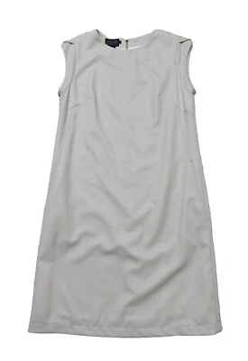 Pendleton Dress Tan Sheath 100% Virgin Wool Lined Sleeveless Knee Women's 4 - Image 1 of 4