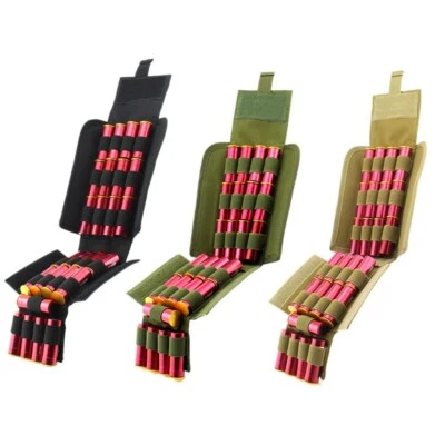 Tactical Pouch Shotgun Shell Cartridge Ammo Carrier MOLLE Pouch Holder 12 Gauge - Image 1 of 4