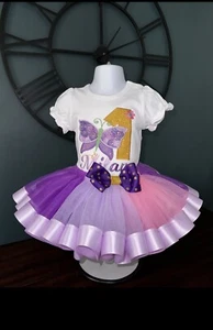 Butterfly Birthday Outfit for girls - Picture 1 of 4