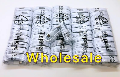 Bulk Lot USB 4FT Type-C Cable Samsung S9+ S10 Note 10 Fast Charger Charging Cord - Image 1 of 3