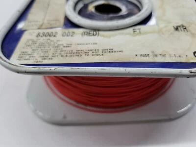 26 awg 26 ga Silv plate Copper RED Teflon TFE STRAND Wire freshp $ per 150ft SEC - Image 1 of 4