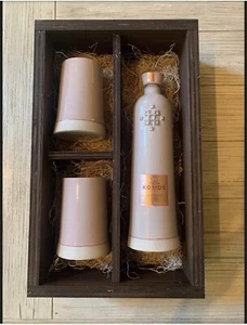 Komos Tequila Tumbler Glass Gift Set - EMPTY bottle pictured, Not Included - Picture 1 of 4