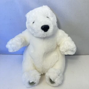 Peluche orso polare bianco 8 pollici zampe grigie peluche giocattolo - Foto 1 di 3