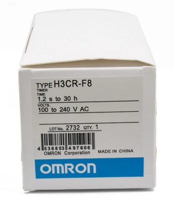 1PZ Nuovo Omron H3CR-F8 Timer H3CRF8 100-240VAC In Scatola Spedizione Gratuita - Immagine 1 di 2