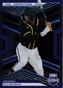 2023 Elite Extra Edition Blue Aspirations #88 Dillon Head-Padres 230/349 - Picture 1 of 2