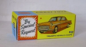 Repro Box Corgi Nr.231 Triumph Herald Coupe - Imagen 1 de 1