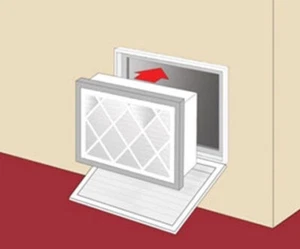 (SINGLE) 20 x 20 x 5 Practical Pleat 5" Filter for 1" Return Grille MERV 11 - Picture 1 of 1