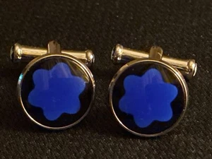 Montblanc Men's Blue Meisterstück Cufflinks - Picture 1 of 5