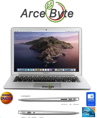APPLE MACBOOK AIR 13" 2013 INTEL CORE i7 FATTURABILE 4GB 128GB CATALINA GRADO B - Immagine 1 di 4