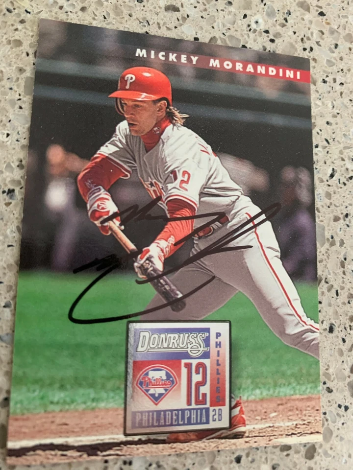 MICKEY MORANDINI PHILADELPHIA PHILLIES SIGNED AUTOGRAPHED1996 DONRUSS #248 - Image 1 of 1
