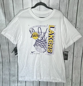 Herren Größe XL - Nike Lakers Basketball T-Shirt weiß CV6110-100 Neu mit Etikett - Bild 1 von 3