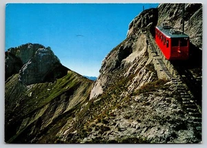 Postcard Switzerland Pilatus Steepest Rack Railway in the World 1H - Imagen 1 de 2