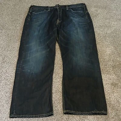 Ed Hardy by Christian Audigier Button Fly Baggy Denim Jeans Men's Size 42 X 32 - Image 1 of 4