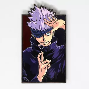 Jujutsu Kaisen JJK Satoru Gojo Enamel Pin Badge Figure - Picture 1 of 3