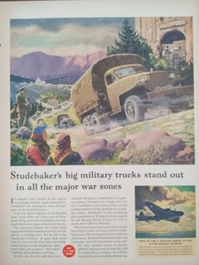1943 vintage WWll Studebaker Military trucks liberate Europe, Russia - Picture 1 of 1