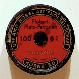 Deutsche Metalldose - Dynamit Nobel Aktiengesellschaft nurmberg zugefaltet - Bild 1 von 3