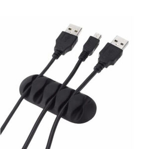 Câble Support Gestion Clips Ties Chargeur Tidy Bureau USB Organiseur # Au